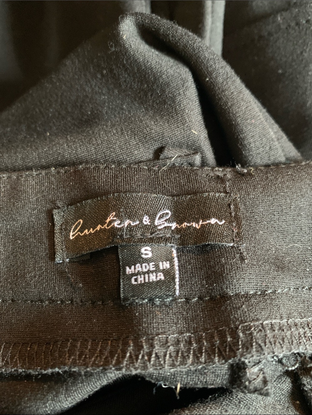 Hunter and Brown Black Cargo Jeggings with Side Pockets - Picture 2 of 10